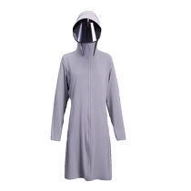 UPF50 mid-length full body ice silk cool professional sun protection clothing for women summer new anti-UV sun protection clothing