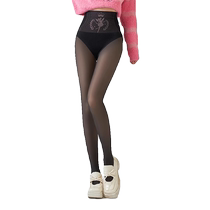 Black mercerized legs artifact for women in autumn and winter to wear naked black stockings and leggings plus velvet and thickened fake fleshy pantyhose