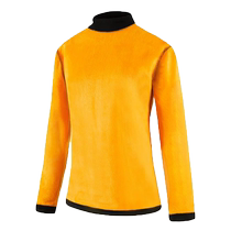 Thick velvet thermal underwear for women in autumn and winter fever golden velvet cotton sweater half turtleneck bottoming shirt one-piece velvet autumn coat