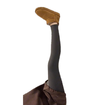 Zipper-breasted shark pants for women velvet and thickened autumn and winter outerwear high-waisted tummy-tightening butt-lifting Barbie pants leggings