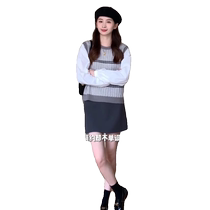 Gray suit short skirt for women spring and autumn new high-waist slimming hip-covering A-line skirt for commuting and temperament skirt