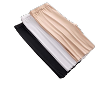 Ice silk five-point safety pants for women anti-exposure summer thin lengthened anti-wear legs non-curling safety pants base shorts