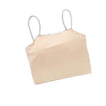 Small breasts look bigger thickened breast padded camisole for women flesh-colored tube top inner bra all-in-one beautiful back underwear