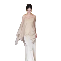 New Chinese style elegant sun protection clothing for women in summer with skirt and small shawl cardigan jacket breathable tulle blouse