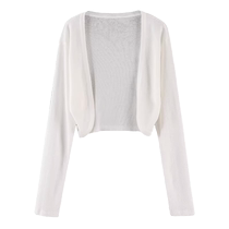 Tencel knitted sun protection cardigan for women in summer with suspender skirt and thin ice silk sun protection blouse and shawl top