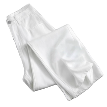 White Lyocell Tencel Jeans Womens Summer Thin High-Waist Straight Leg Loose High-Grade Draped Wide-Leg Pants