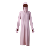 Ice silk breathable long full body fingertip sun protection clothing for women summer new anti-UV professional sun protection clothing upf50