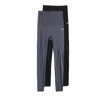 Belly-control breasted shark pants for women to wear summer thin high-waisted butt-raising Barbie yoga pants tight nine-point leggings