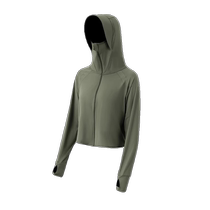 Ice silk cool pink short sun protection clothing with gloves for women summer lightweight anti-UV sun protection clothing upf50