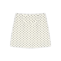 Polka-dot skirt for women summer new high-waist slim A-line skirt casual versatile French short skirt retro hip-hugging skirt