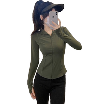 Fishbone Slim Sun Protection Clothing Womens Summer New Ice Silk Cool Feeling Anti-UV Sports Breathable Quick-drying Short Jacket