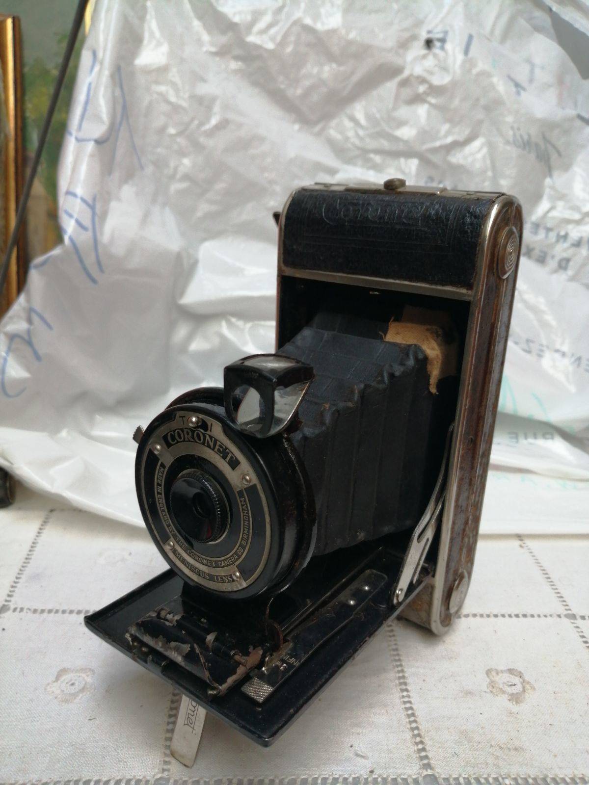 (yao Lankaku) UK Birmingham 1920 Coronet camera meniscus lens