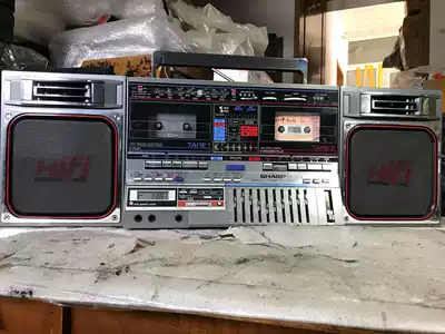 Used Sharp GF-800 Recorder Portable Dual Card Tape Recorder Machine Features All Good Use Collection