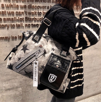 Hong Kong trendy brand hot diamond large-capacity bag female wild Western style shoulder bag oblique cross bag fashion high-end tote bag