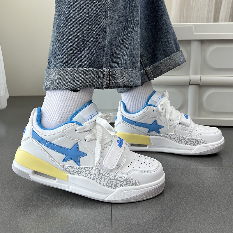 Trendy Chinese Style Air-Cushion Running Shoes for Men, High-End Fashion Brand, 2026 New Autumn Couple Sneakers