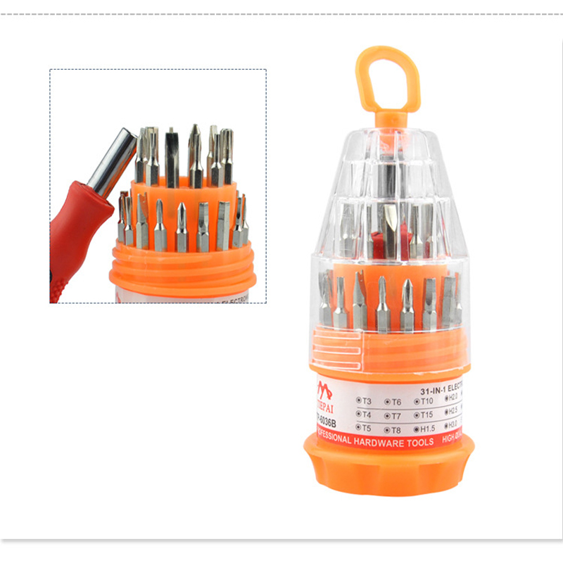 Versatile combined screwdriver set 31 all-in-one 16 all-in-one computer small appliances with magnetic dismantling machine tool