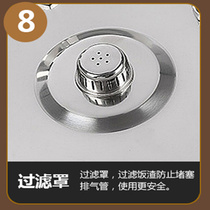 Pressure cooker anti-blocking cover anti-clogging cover aluminum alloy pressure cooker accessories