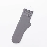 Носки Bingbing без сетевых глаз, темно -серые восемь пары