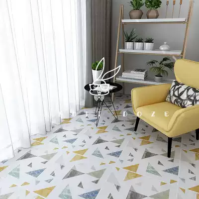 Nordic imitation terrazzo living room balcony bedroom antique tile floor tiles homestay non-slip floor tiles 600*600
