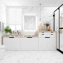 Nordic Wind Modern Minima Jazz White Los Angeles Art Background Wall Living-room Dining Room Floor Tiles Wear and anti-slip