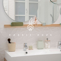 Nordic Light Lavish Style Brief Modern Toilet Balcony Kitchen Bathroom dining room Wall Brick Background Wall 300600