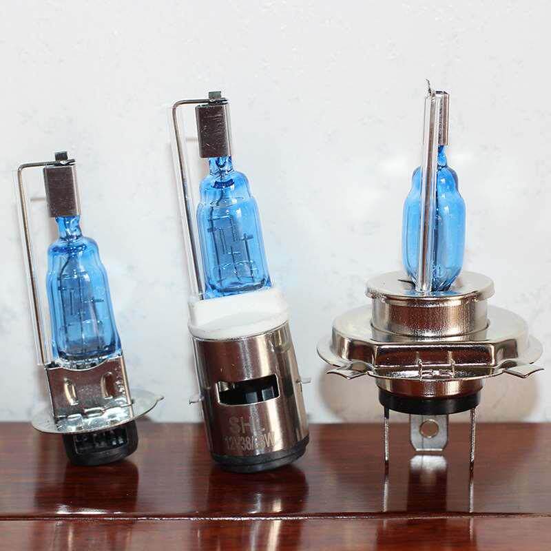 Motorcycle bulb halogen lamp AC general bright light bright light LED strong photoelectric battery light