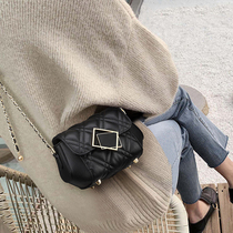 Bag Pack woman Xia 2021 new wave fashion 100 lap texture Advanced small crowdsourced single shoulder inclined satchel chain bag foreign air