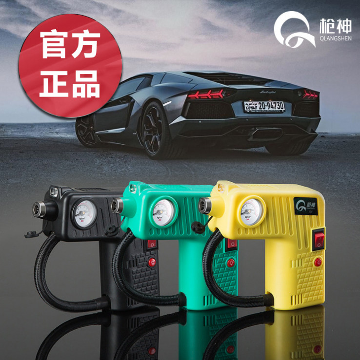 Gun God Tire On-board Inflatable Cheering Machine 12V Portable Sedan Car Tire Beating Air Pump