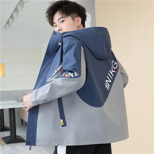 Teenagers' Jacket 2026 New Spring and Autumn Boys' Casual Men's Middle School Student Tops Stylish Thin Coat