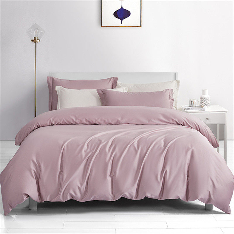 Naked sleeping class A cotton pure cotton 4 four-piece set Nordic minimalist modern hotel 80 long-staple cotton bed linen