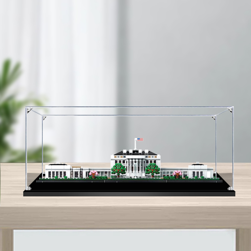 White House Skyline Acrylic Display Box Suitable for Lego 21054 Building Blocks Transparent Dust-Proof Box Figure Storage Box White House Skyline Acrylic Display Box Suitable for Lego 21054 Building Blocks Transparent Dust-Proof Box Figure Storage Box