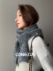 Hooded Scarf for Women, Winter Hat and Scarf Combo, Neck Warmer, Face-Slimming, Warm Knitted Wool Shawl