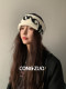 Original pile hat for women winter new ear protection warm wool knitted hat showing face small big head circumference cold hat
