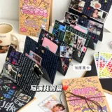 Трехмерный складной аккордеон, памятный фотоальбом для школьников для влюбленных, «сделай сам», подарок на день рождения