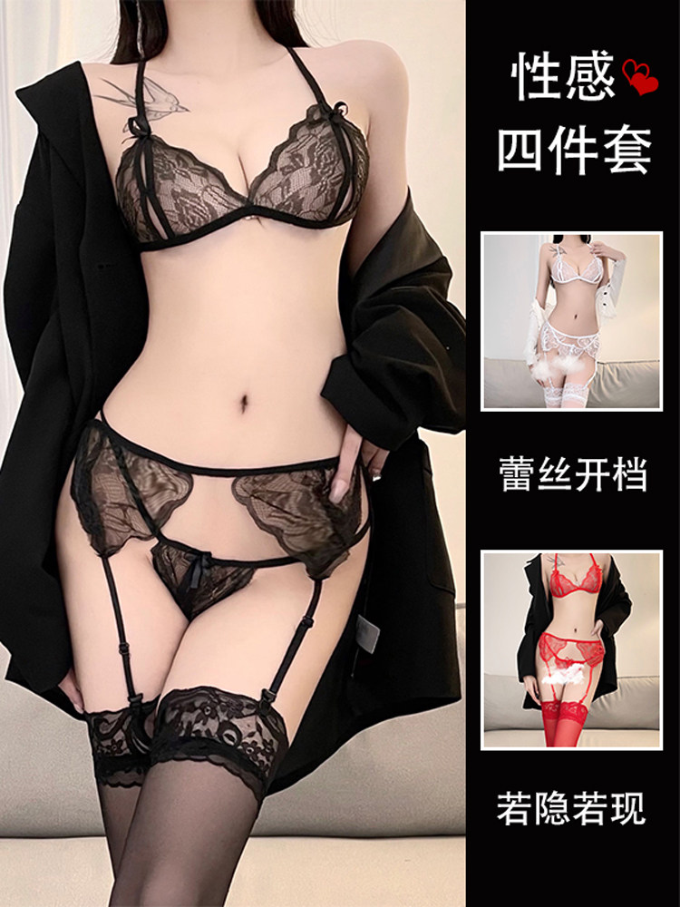 Black Lace Harness Silk Socks Fake two splicing Lolly jk pure desire Wind Black Sexy Summer Thin stockings Stocking Tide-Taobao
