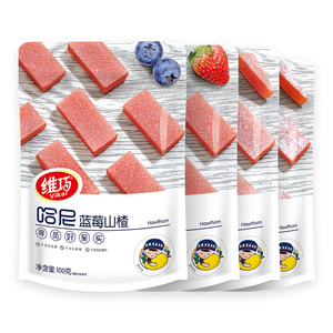 儿童蓝莓山楂条山楂糕100g*4袋