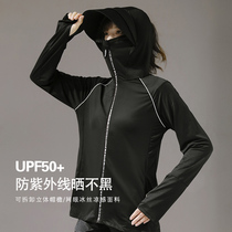 Ice silk sunscreen clothes womens 2021 new summer sunscreen clothes anti-ultraviolet breathable ultra-thin sunscreen blouse cardigan