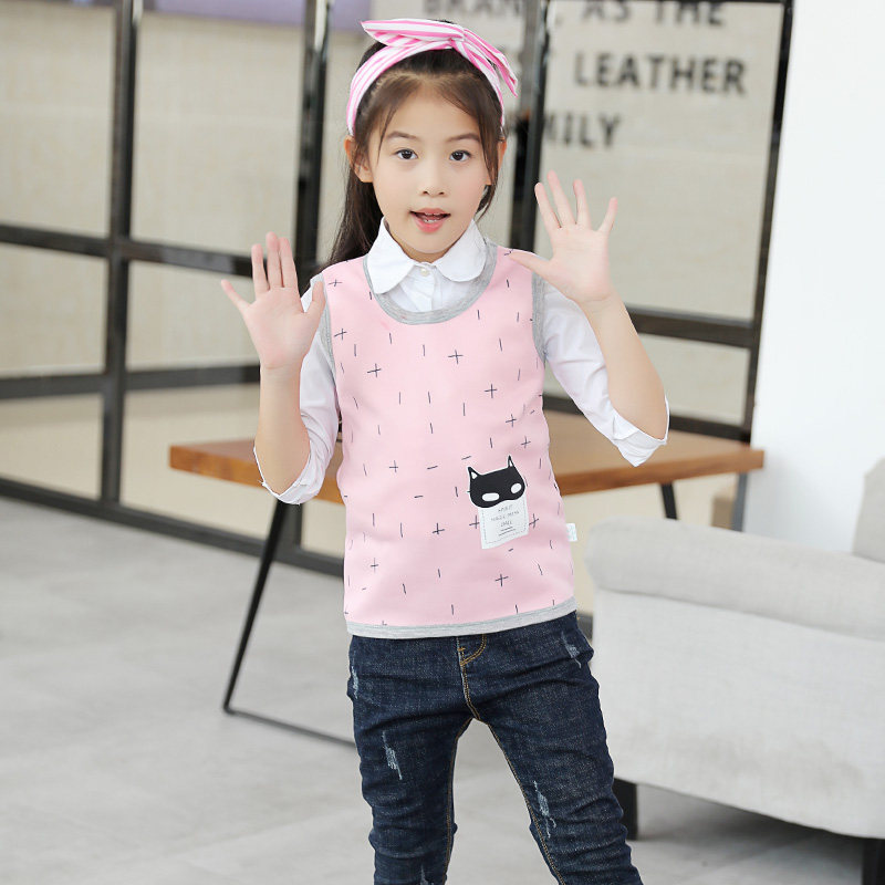 Children's waistcoat vest velvet thickened medium and large girls warm spring and autumn base boys ' waistcoat Children's vest cartoon outside wear