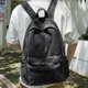 Backpack for Female College Students, Denim School Bag for Middle and High School Students, Large Capacity, Fashionable, Casual, Simple Travel Backpack for Men