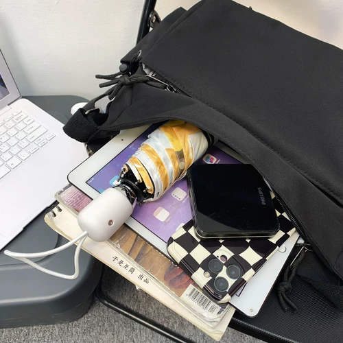 Tide, мужская сумка через плечо, вместительная и большая японская универсальная сумка на одно плечо для отдыха