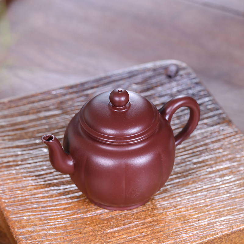 Love Chixer Zhengzong Original Mine Purple Sand Pot Purple Zhu Clay Palace Lamp Pot Pure All-hand Teapot Home Tea Maker