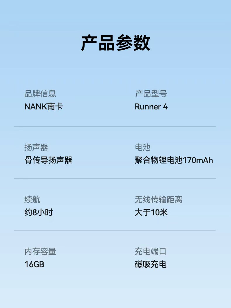 第196期 南卡Runner4骨传导耳机众测资格