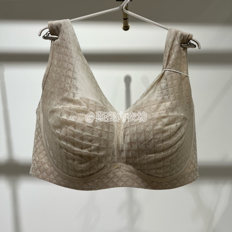 Aimer 26 Spring/Summer Cool Shaping Women's Vest-Style Wireless Full-Cup Thin Cup Large Cup Hidden Hole Bra Ad170712