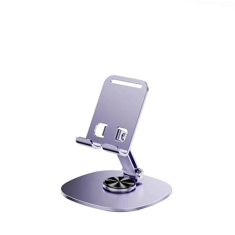 2024 New Model Phone Stand Desktop Lazy Tablet Holder Rotatable Foldable Phone Holder iPad Support Stand Alloy Metal 720 Rotation Portable