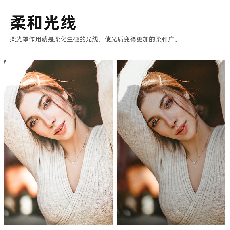 神牛Lux Master复古闪光灯配件大揭秘! 八角柔光箱+硅胶柔光罩=完美光影魔术师!🌟-闪光灯配件-淘宝百科网