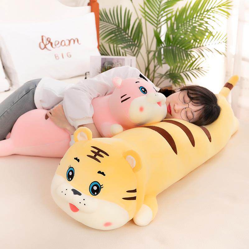 New Year's Tiger paparazzi Mao suede toy girls accompanied by sleeping grosled Little Tiger doll cloth doll Children's birthday present
