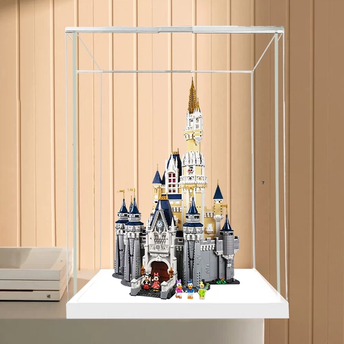 Дисней, стенд, замок, конструктор, фигурка, пылезащитная крышка, коробка для хранения