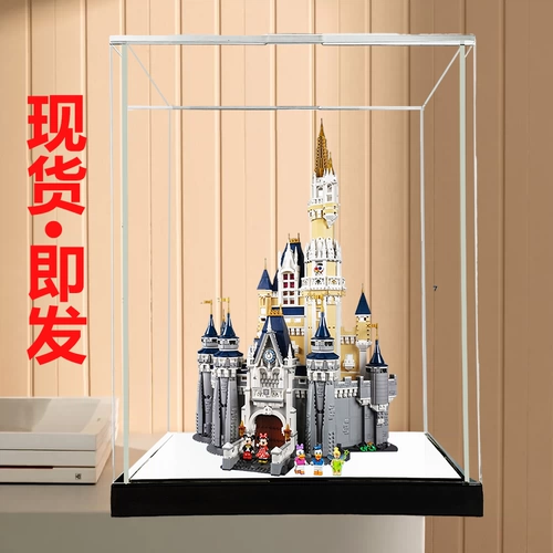 Дисней, стенд, замок, конструктор, фигурка, пылезащитная крышка, коробка для хранения