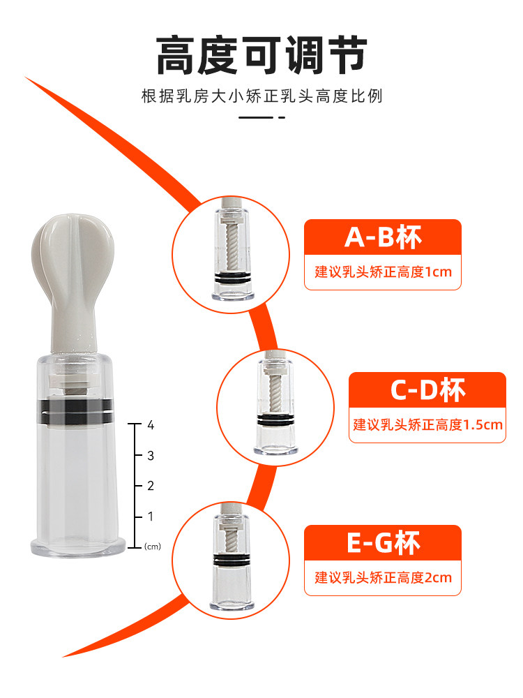 Nipple Retraction Corrector for Pregnant Women, Suction Device for Girls with Underdeveloped Nipples, Nipple Puller