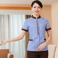 Женская синяя одиночная рубашка